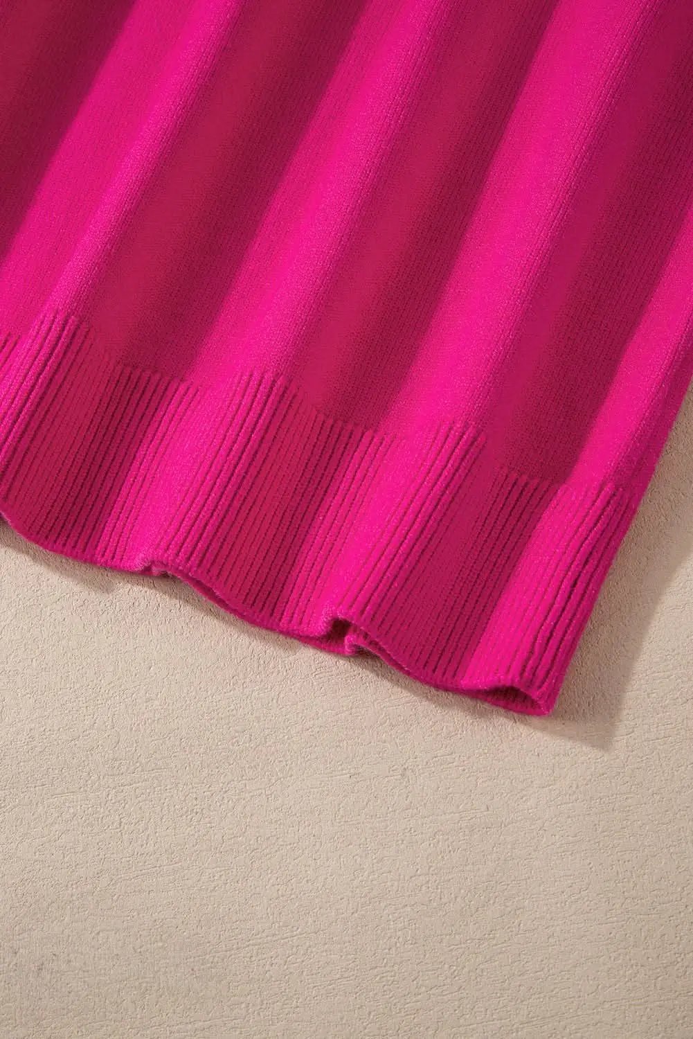 Strawberry pink plus size sweater - Love Salve